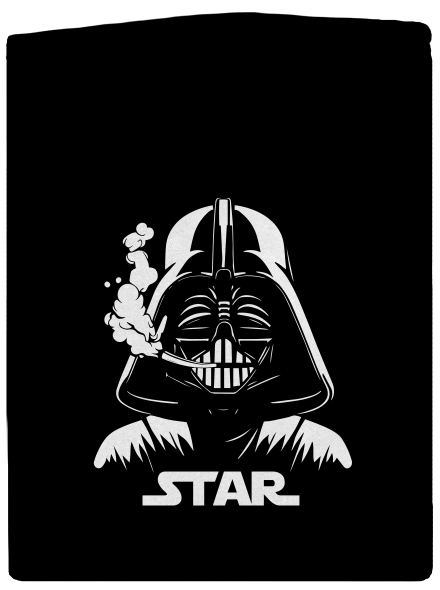 Darth Star dámska mikina na zips Black