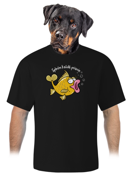 Zlaté rybky unisex tričko oversized Black