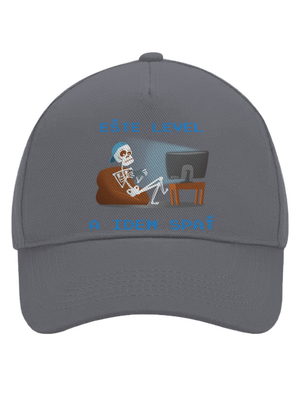 Ešte level šiltovka baseballka Graphite grey