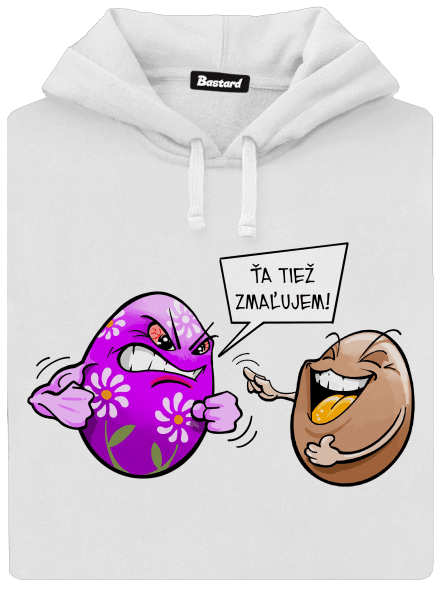 Zmaľujem ťa dámska mikina klokanka White