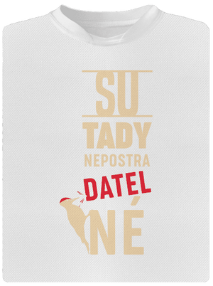 Nepostradatelné pánske športové tričko White