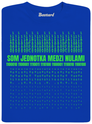 Jednotka medzi nulami pánske dlhý rukáv Royal Blue