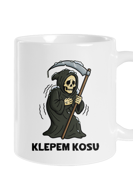 Klepem kosu klasický hrnček White