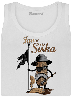 Jan Šiška dámske tielko klasické White