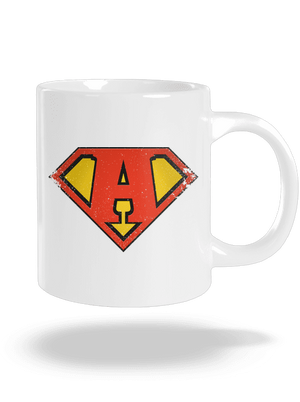 Som superhrdina veľký hrnček White