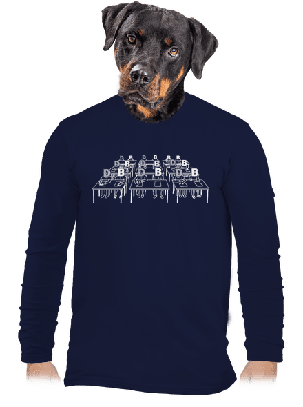 Cimrman: Debil, blbeček pánske dlhý rukáv Navy