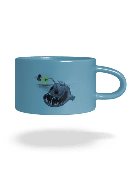 Svetlo môjho srdca hrnček makronka Blue Macaron