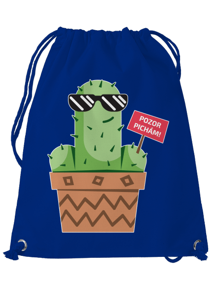 Pozor pichám vak Royal Blue Mal