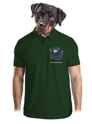 Padá server pánska polokošeľa Bottle Green Mal