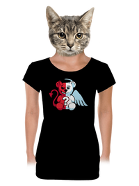 dámske tričko s lemom