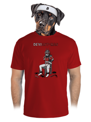 DeviAnt-man pánske športové tričko Red Mal