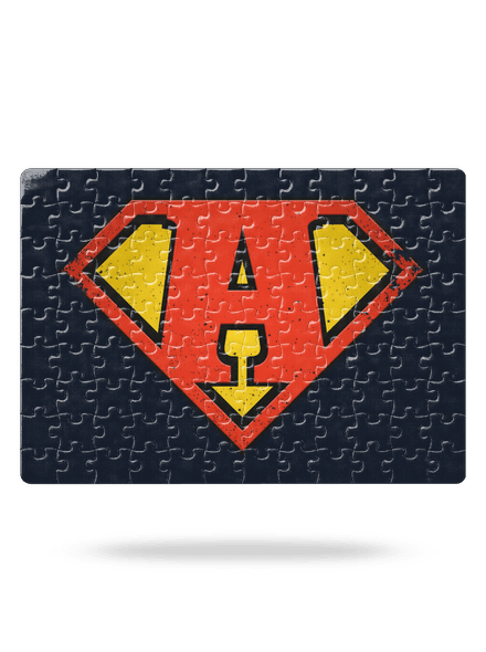 Som superhrdina puzzle White