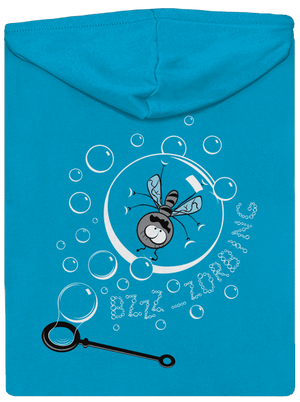 Zorbing dámska mikina na zips Blue Atol