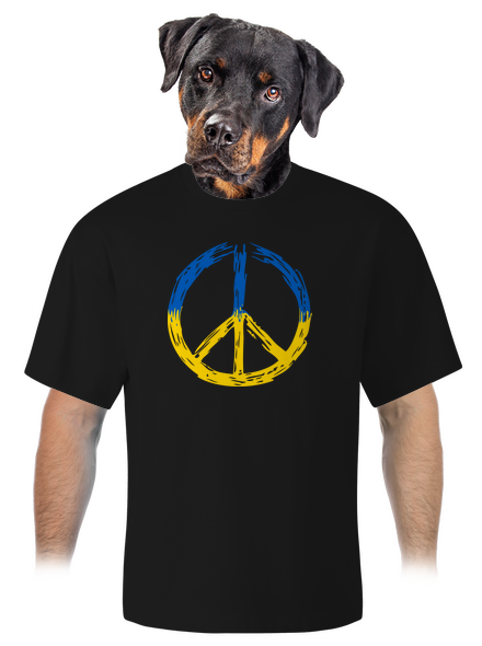 Ukrajina - Peace unisex tričko oversized Black