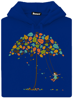 Radosť z jesene dámska mikina klokanka Royal Blue Mal