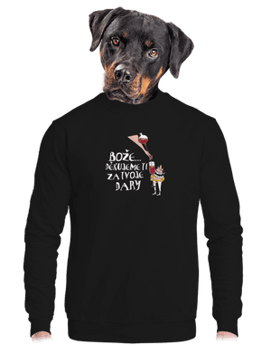 unisex mikina bez kapucne