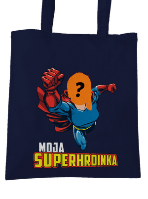 Moja superhrdinka taška French Navy