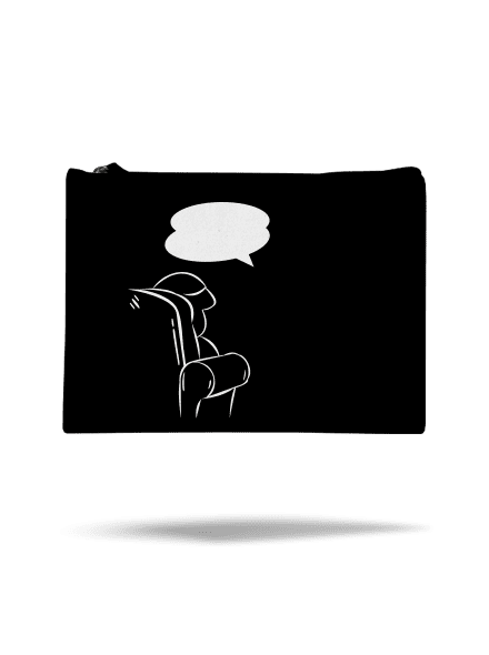 Alergény u psychológa taštička Black