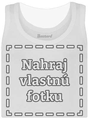 Vlastná potlač dámske tielko klasické White