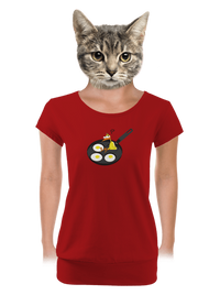 dámske tričko s lemom