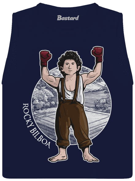 Rocky Bilboa dámske tielko voľné Navy