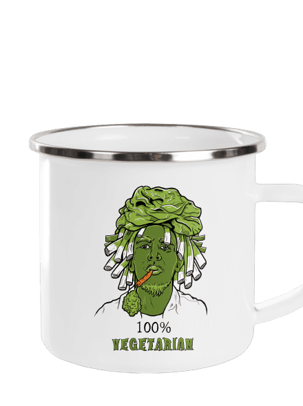 100% vegetarián plecháčik White