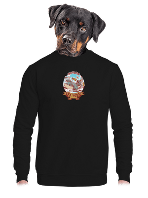 unisex mikina bez kapucne