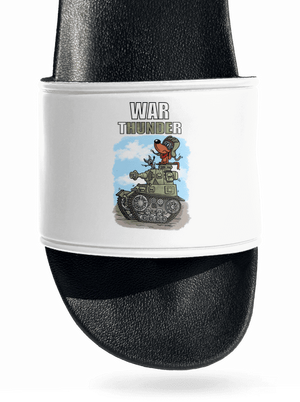 War Hunde šľapky White