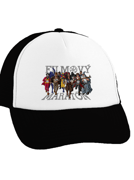 Filmový maratón šiltovka truckerka Black cap