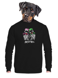 unisex mikina bez kapucne