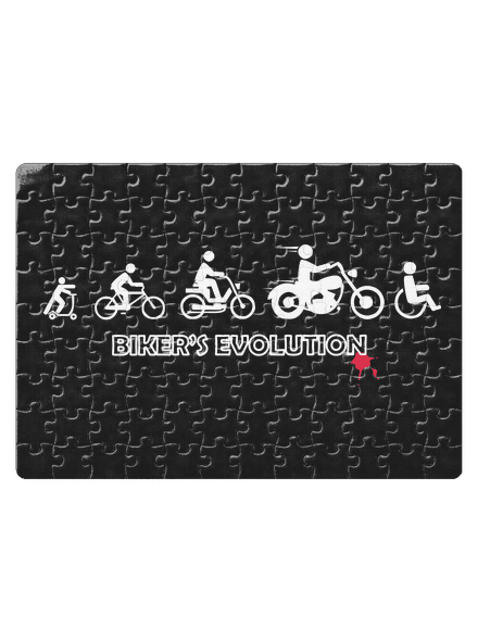 Biker’s Evolution puzzle White