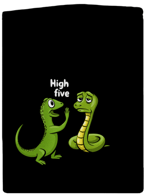 High Five dámska mikina na zips Black