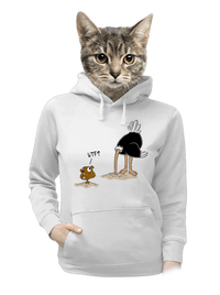 dámska mikina klokanka