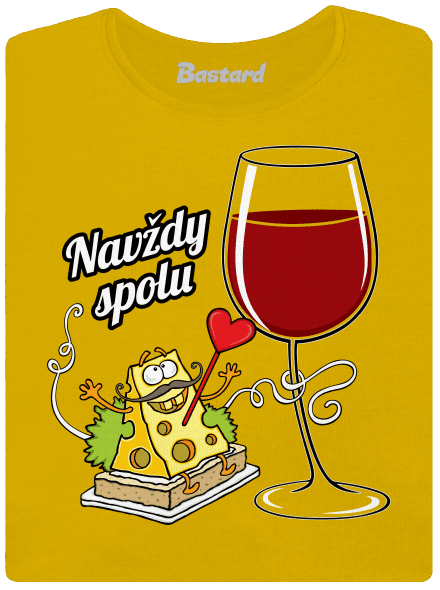 Navždy spolu dámske tričko Yellow