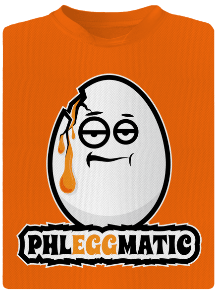 Phleggmatic detské športové tričko Neon Orange