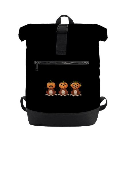 Halloween opičky batoh Black