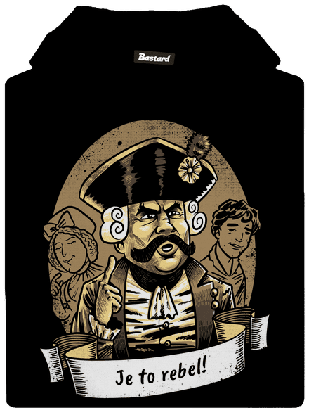 B14: S čerty nejsou žerty detská mikina klokanka Black