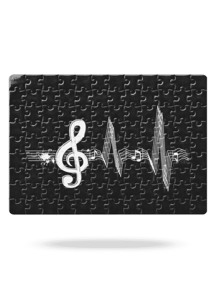 Žijem muzikou puzzle White