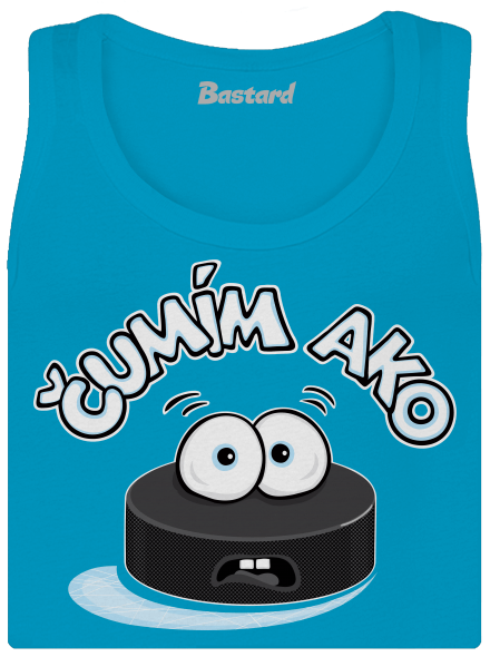 Čumím ako puk dámske tielko klasické Blue Atol