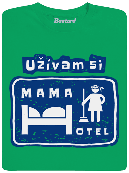 Mama Hotel pánske tričko Kelly Green