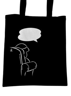 Alergény u psychológa taška Black