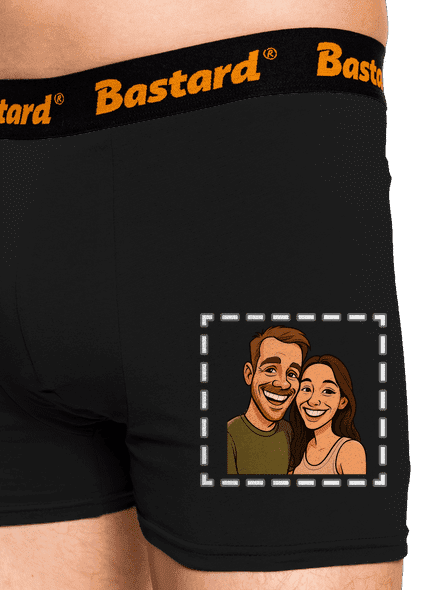 Karikatúra z vlastnej fotky boxerky Black