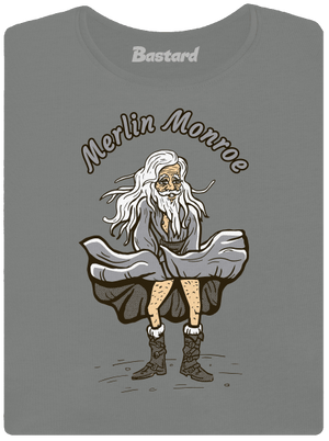 Merlin Monroe dámske tričko Dark Gray Melange