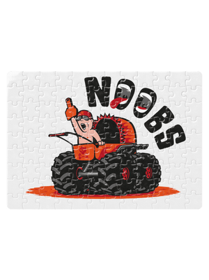 Monster stroller puzzle White