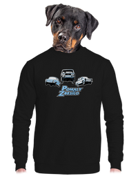 unisex mikina bez kapucne