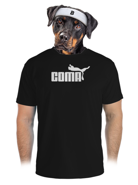 Coma pánske športové tričko Black