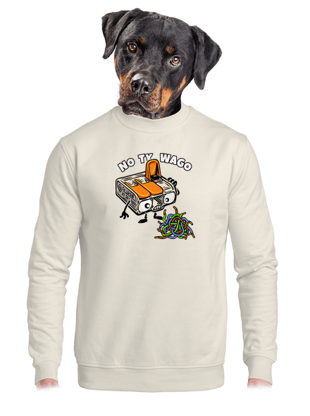 Wago svorka unisex mikina bez kapucne Off White