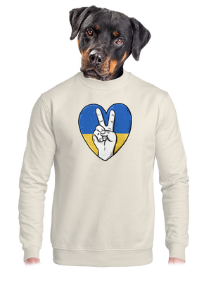 unisex mikina bez kapucne