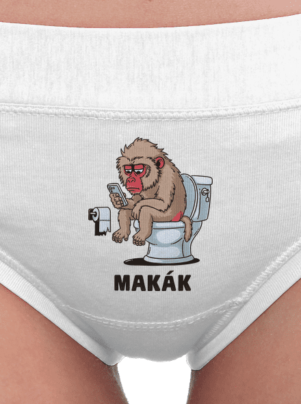 Makák dámske nohavičky White