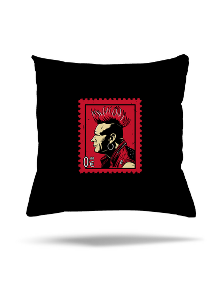 Známka punku vankúš Black